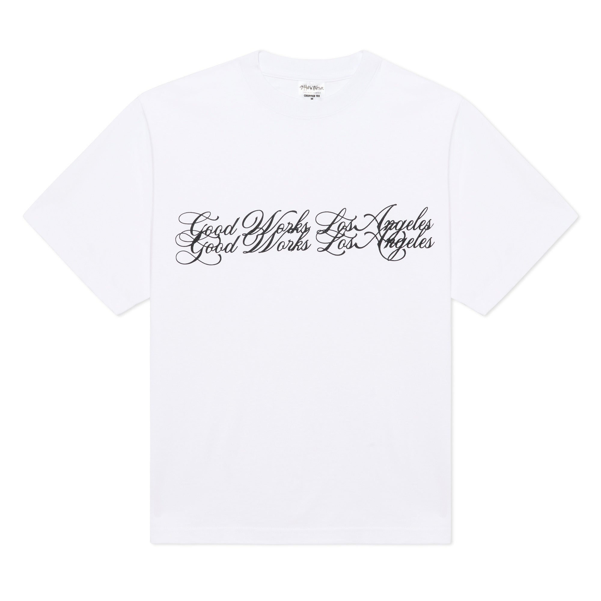 good works script tee