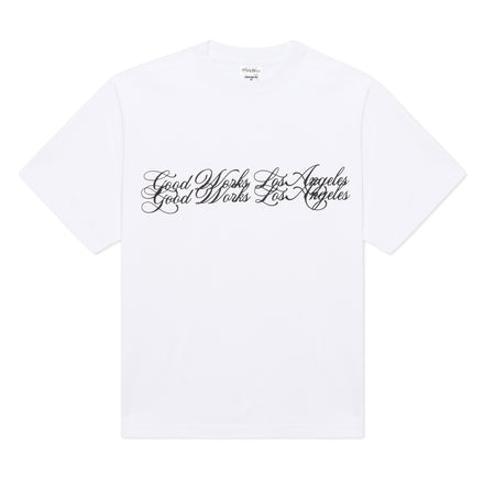 good works script tee